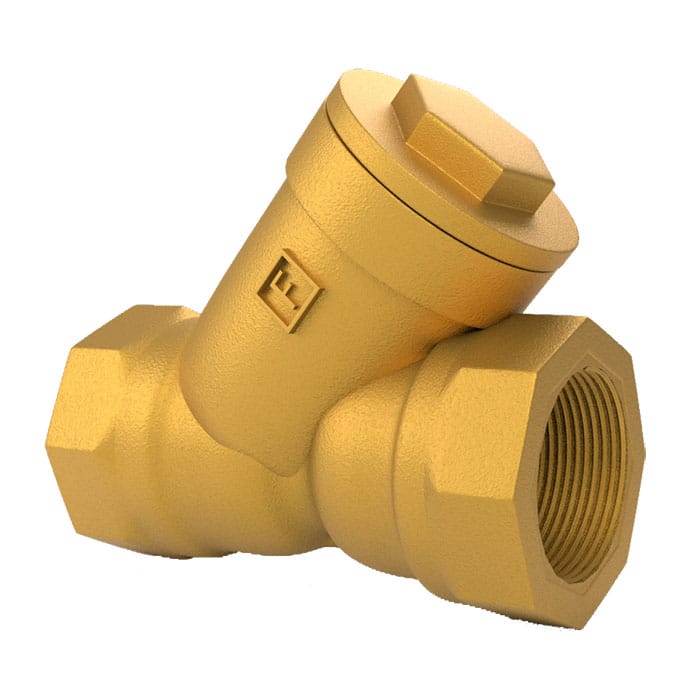 F7B16 BRASS Y-TYPE STRAINER  Fivalco Group - Leading Valves Manufacturer