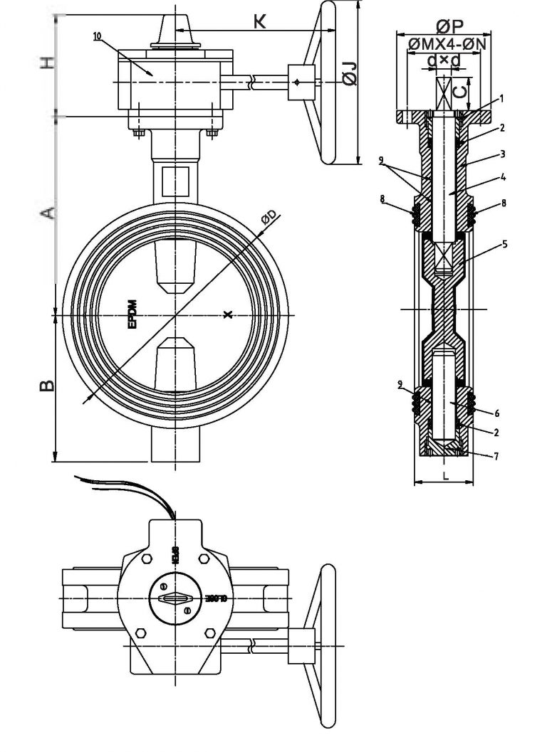 Butterfly Valve Wafer Type | Fivalco Group - Leading Valves Manufacturer