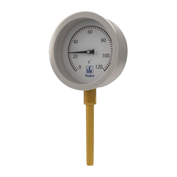 FT21 / FT22 BI-METAL THERMOMETER  Fivalco Group - Leading Valves  Manufacturer