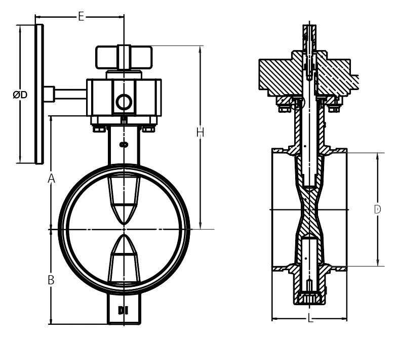 FPBG-300G BUTTERFLY VALVE GROOVED TYPE - Image 2