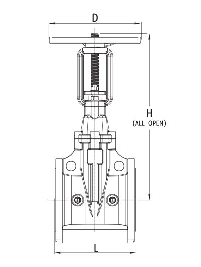 3299-365-FLA OS&Y GATE VALVE FLANGED ENDS - Image 2