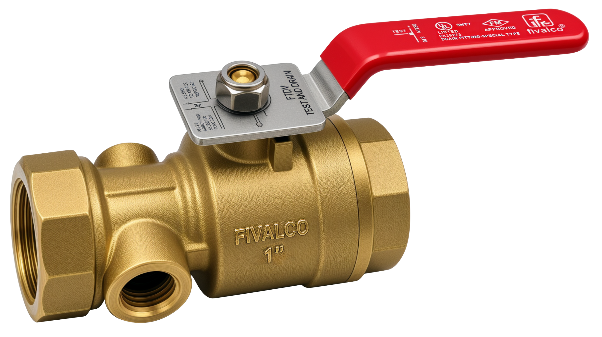FTDV BRASS TEST AND DRAIN VALVE