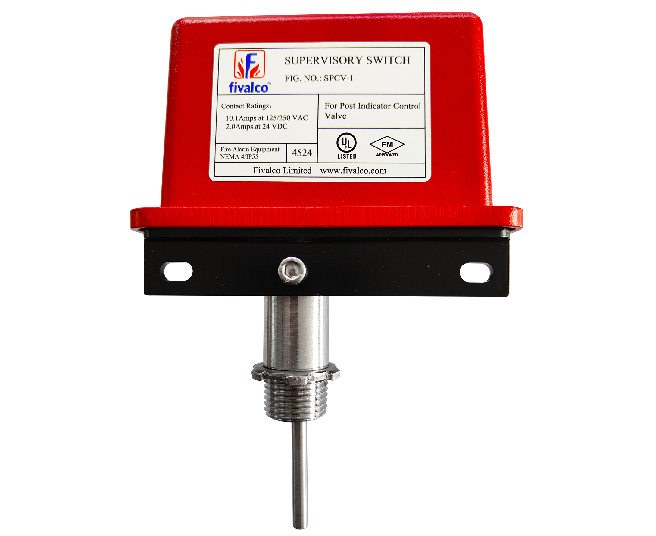 SPCV-1 POST INDICATOR CONTROL VALVE SUPERVISORY SWITCH