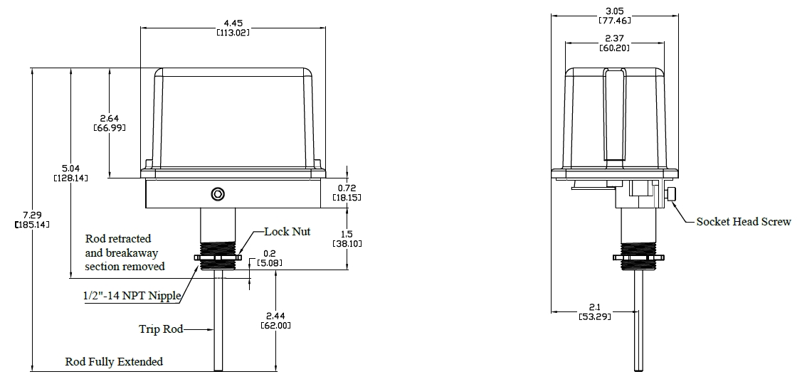 SPCV-1 POST INDICATOR CONTROL VALVE SUPERVISORY SWITCH - Image 2