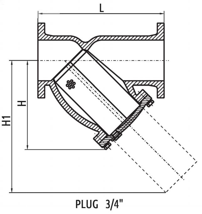 YS-300-FF Y-STRAINER FLANGED ENDS - Image 2