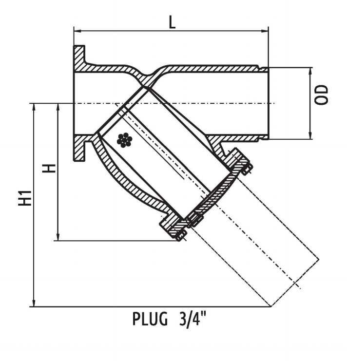 YS-300-FG Y-STRAINER FLANGED-GROOVED ENDS - Image 2