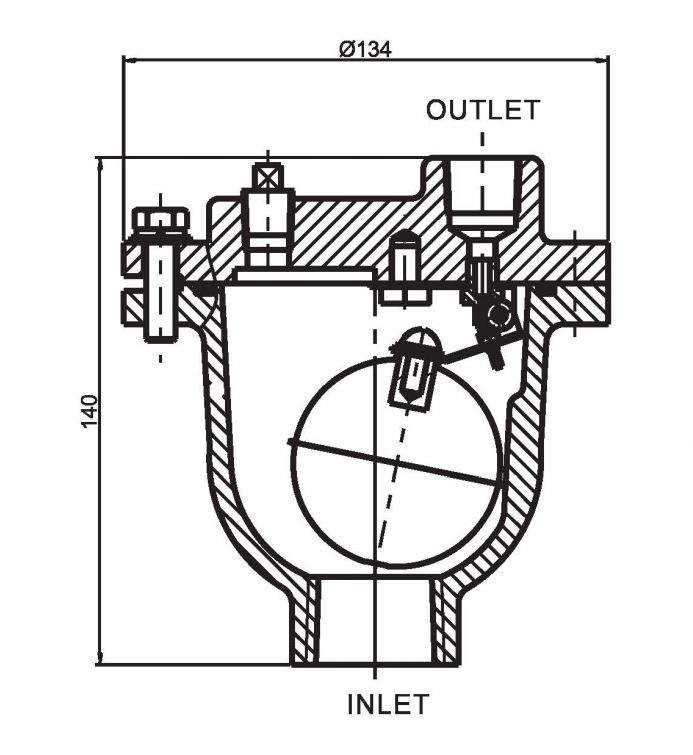9702 AUTOMATIC AIR VENT VALVE THREADED END - Image 2