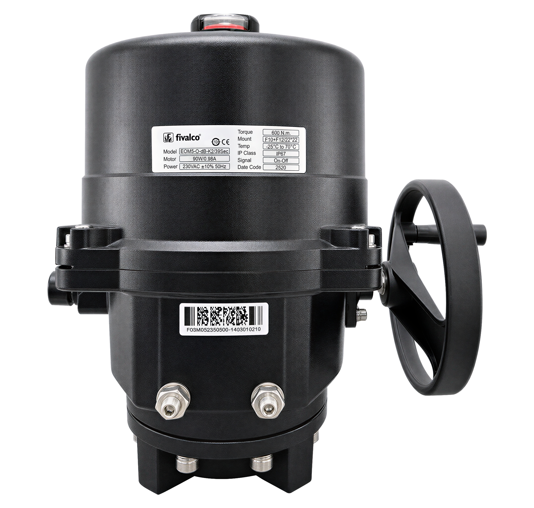 EFM/EOM SERIES QUARTER-TURN ACTUATOR