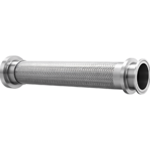 F88MH16 SS SANITARY CLAMP FLEXIBLE HOSE